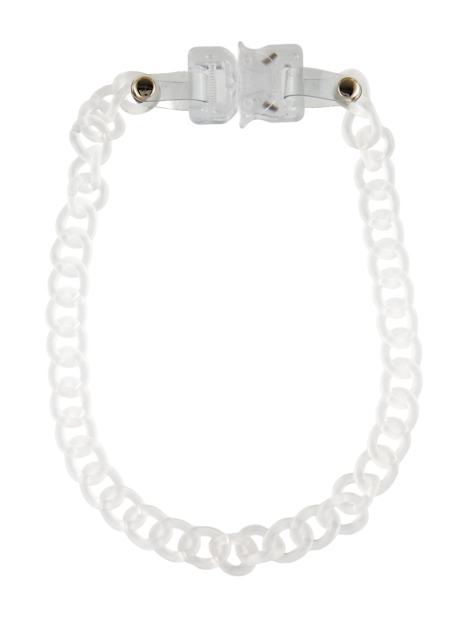 1017 Alyx 9SM Nylon Transparent Chain Necklace