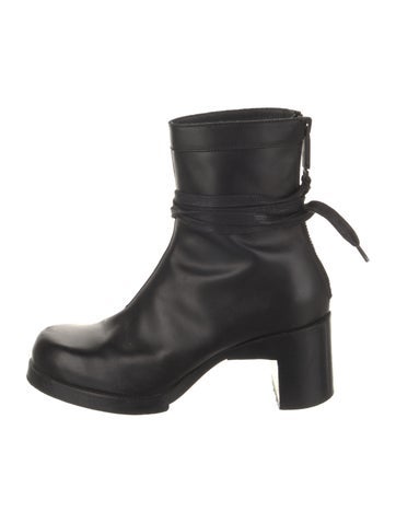 Pre-owned Alyx Leather Boots In Black
