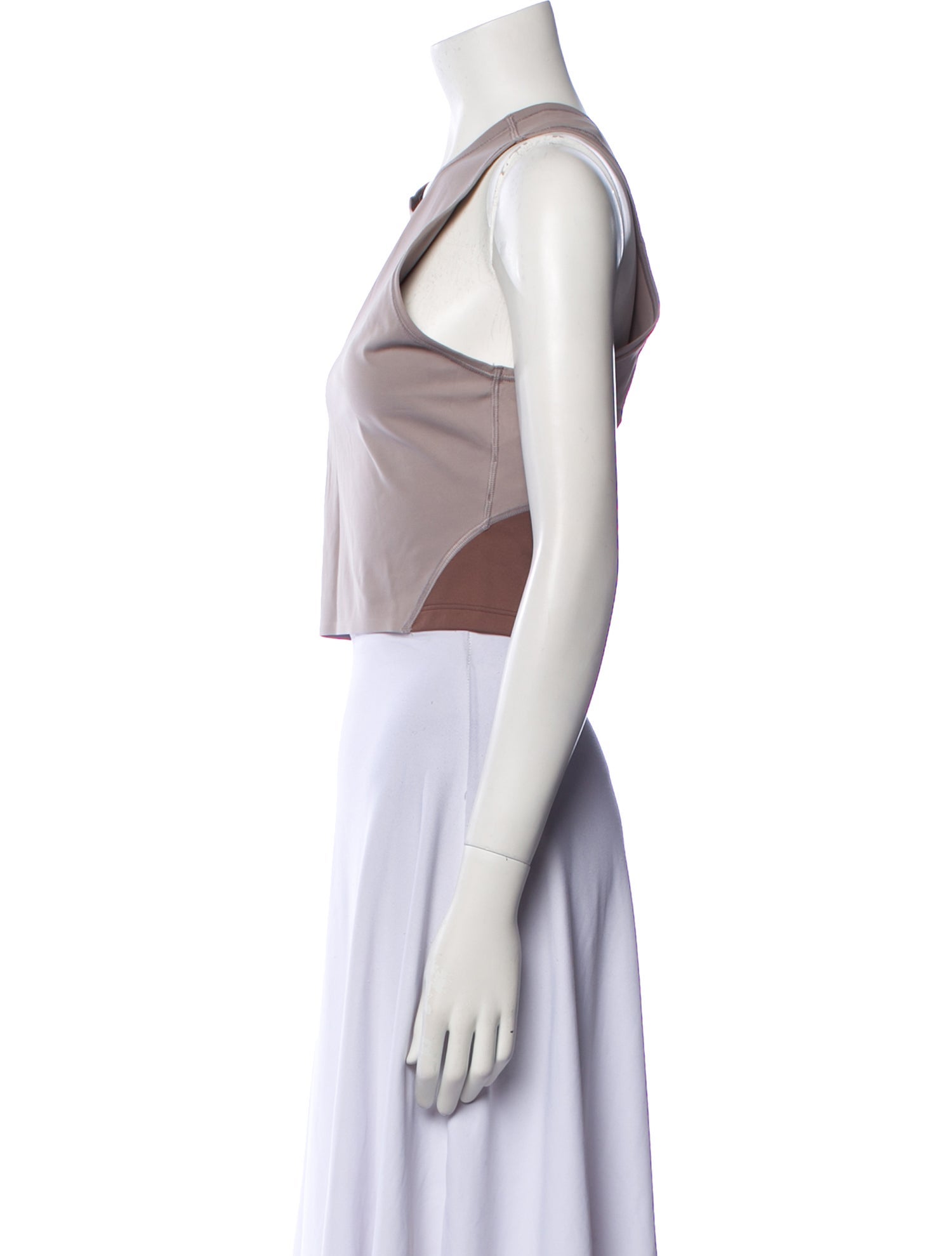 On Crew Neck Sleeveless Crop Top w/ Tags