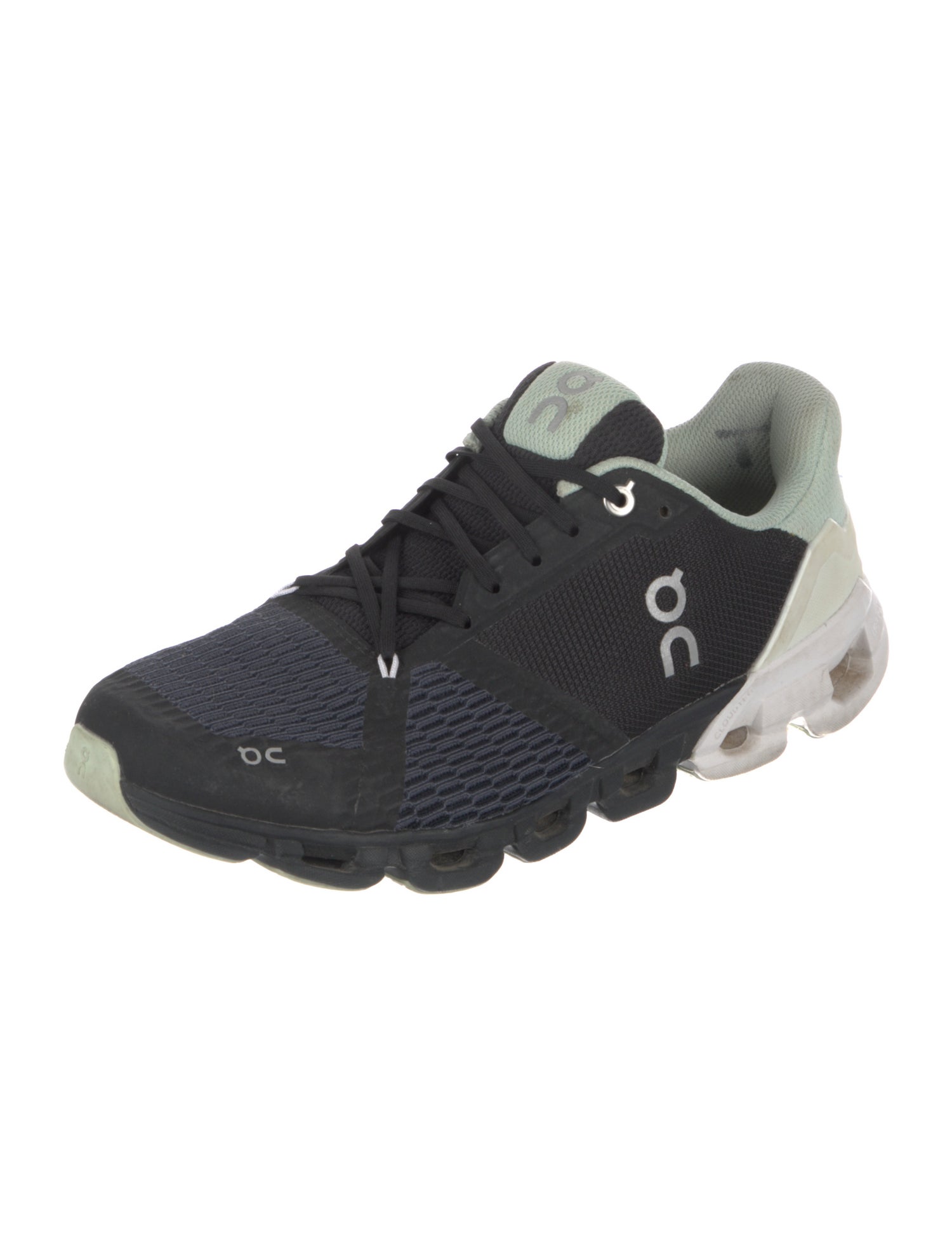 On Mesh Colorblock Pattern Athletic Sneakers