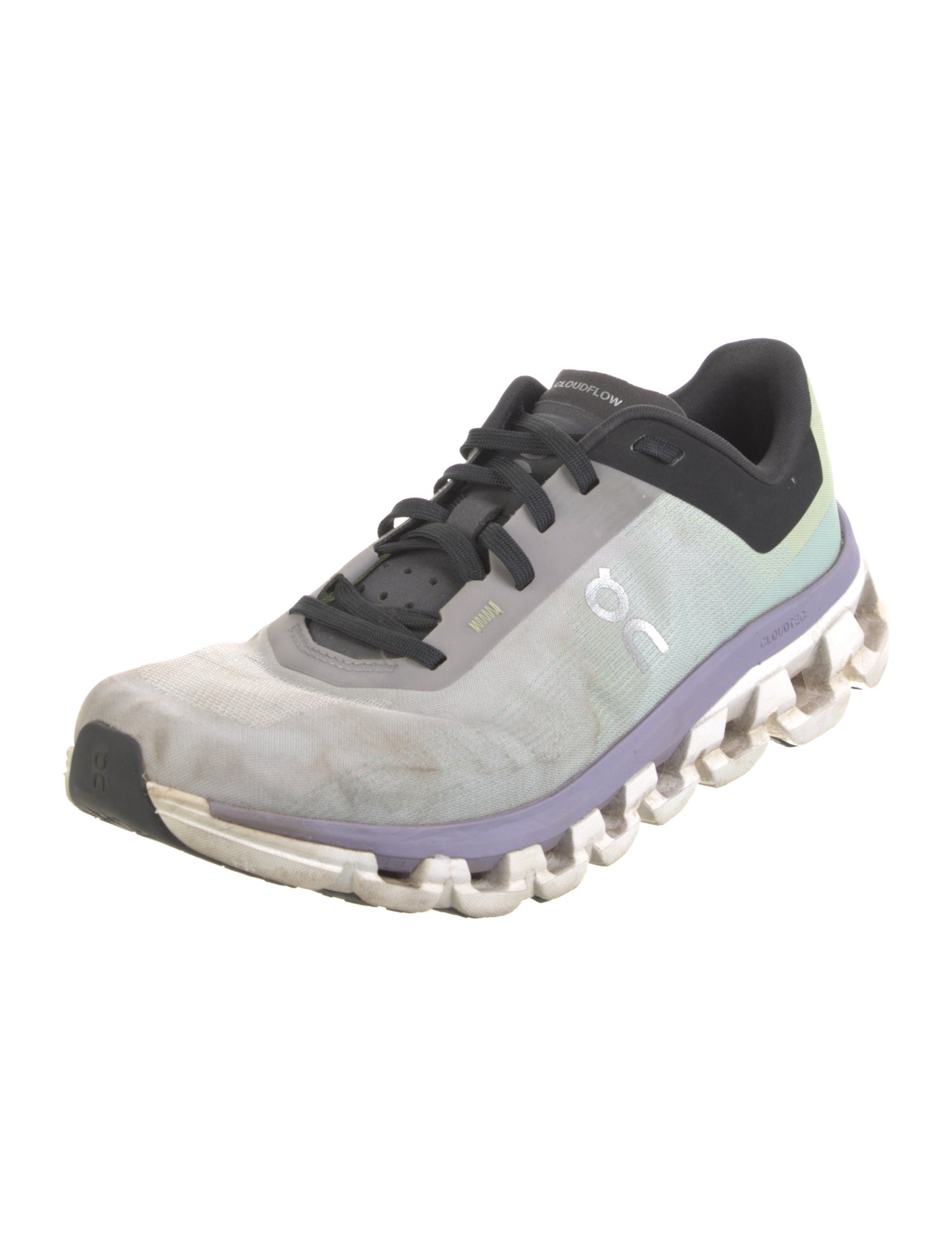 On Mesh Colorblock Pattern Athletic Sneakers