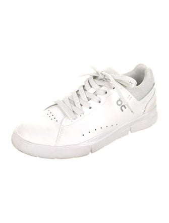 On Leather Mesh Accents Sneakers