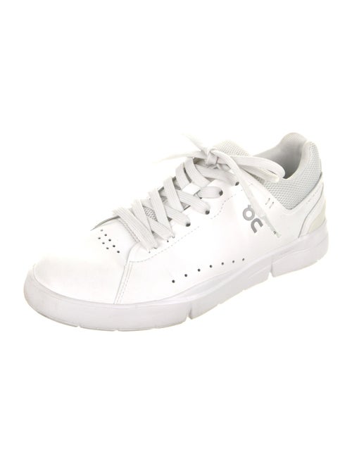 On Leather Mesh Accents Sneakers