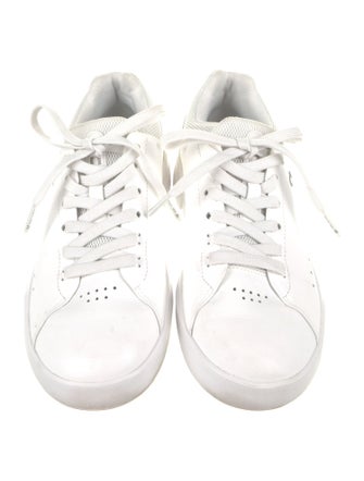 On Leather Mesh Accents Sneakers