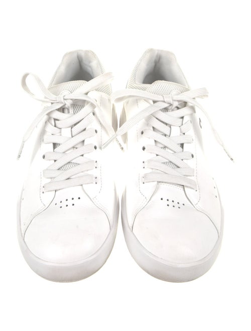 On Leather Mesh Accents Sneakers
