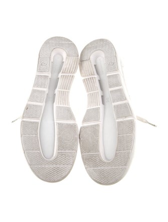 On Leather Mesh Accents Sneakers