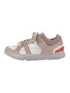 On Leather Colorblock Pattern Sneakers