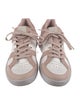 On Leather Colorblock Pattern Sneakers