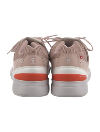 On Leather Colorblock Pattern Sneakers