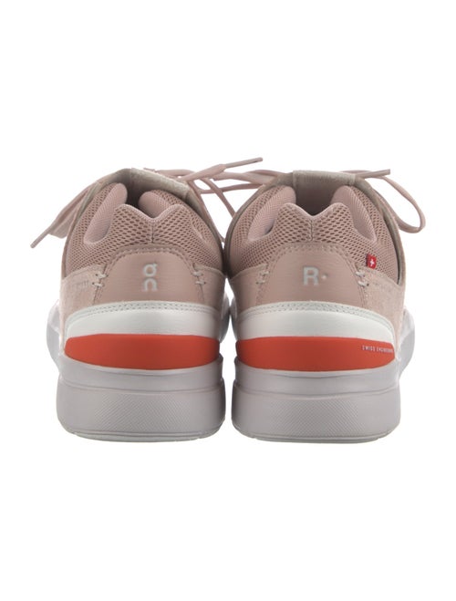 On Leather Colorblock Pattern Sneakers