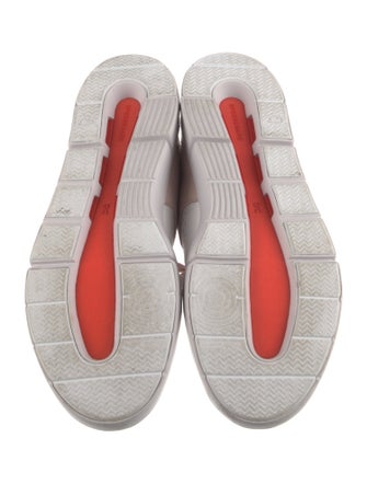 On Leather Colorblock Pattern Sneakers