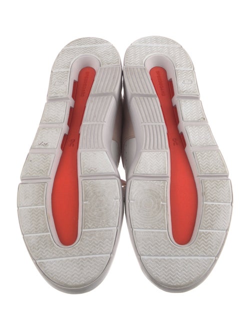 On Leather Colorblock Pattern Sneakers