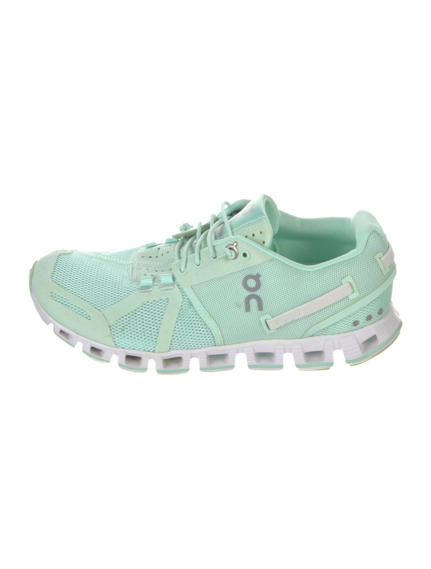 On Mesh Colorblock Pattern Athletic Sneakers
