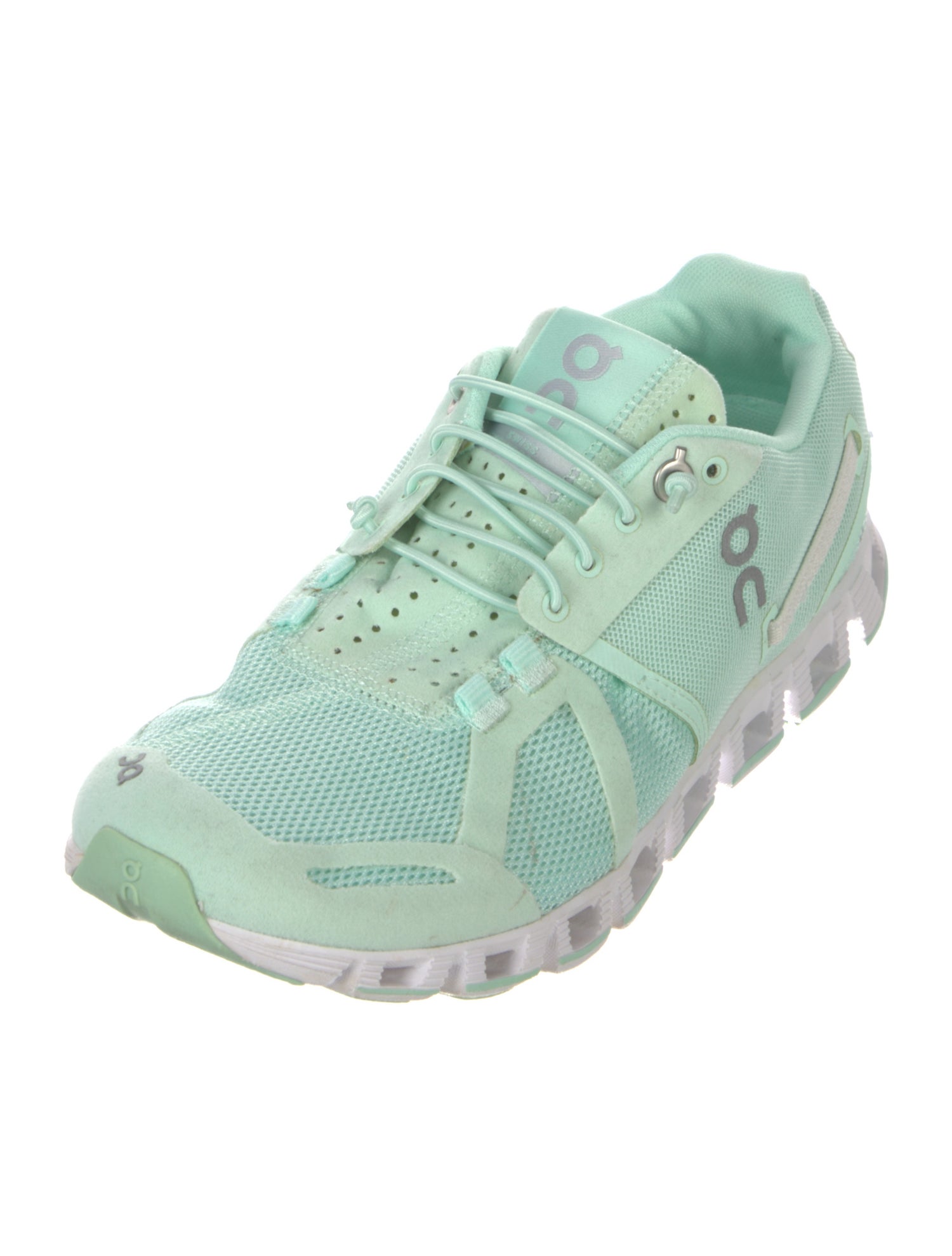 On Mesh Colorblock Pattern Athletic Sneakers