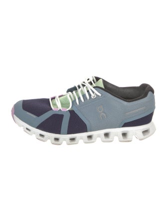 On Mesh Colorblock Pattern Athletic Sneakers