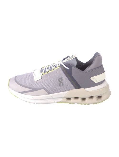 On Mesh Colorblock Pattern Athletic Sneakers