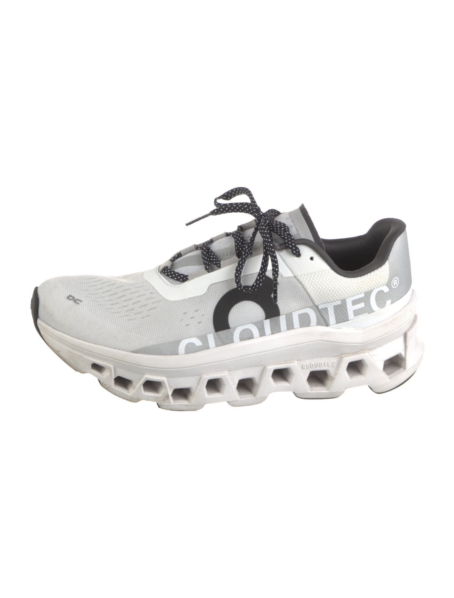 On Graphic Print Cutout Accent Athletic Sneakers