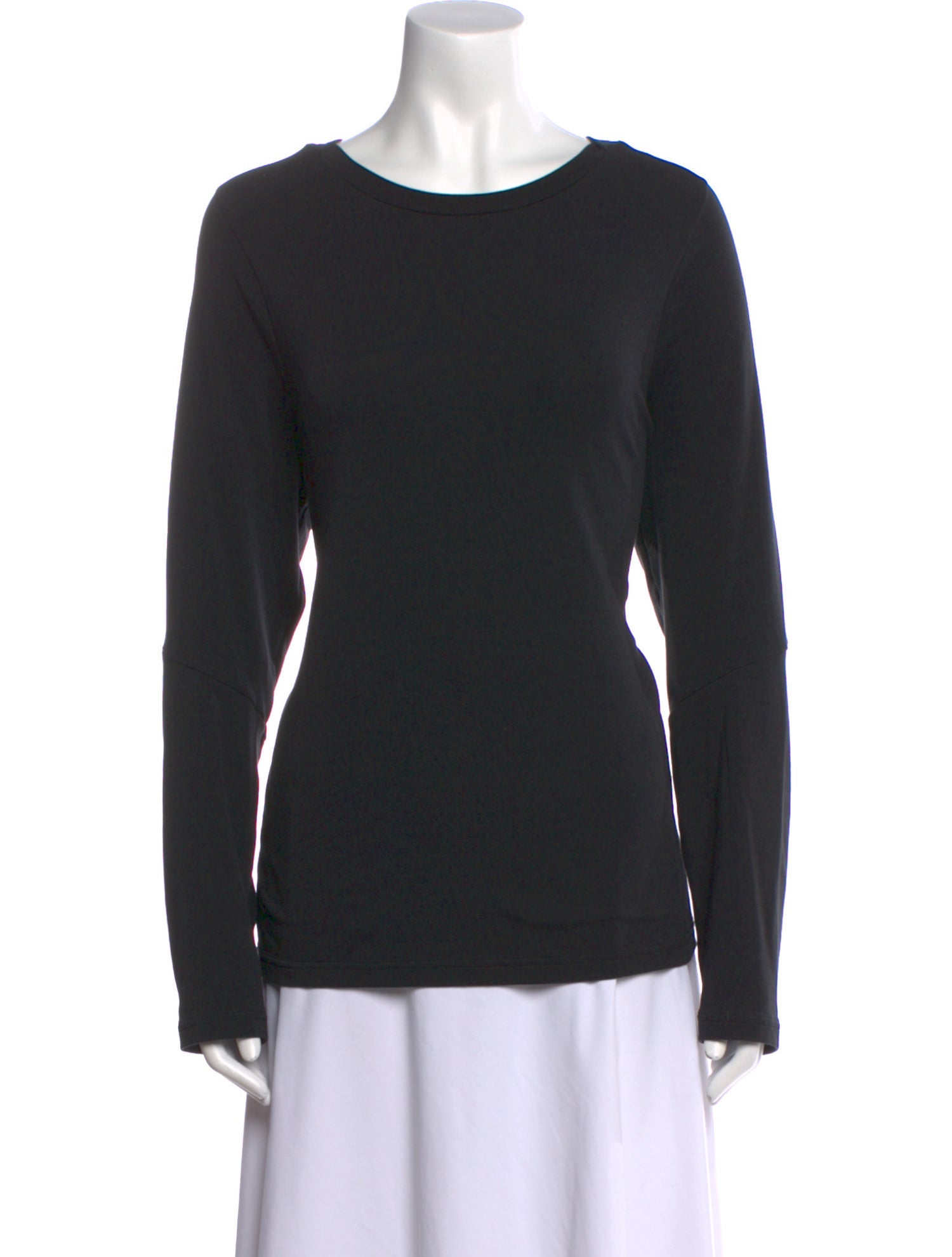 On Scoop Neck Long Sleeve Sweatshirt
