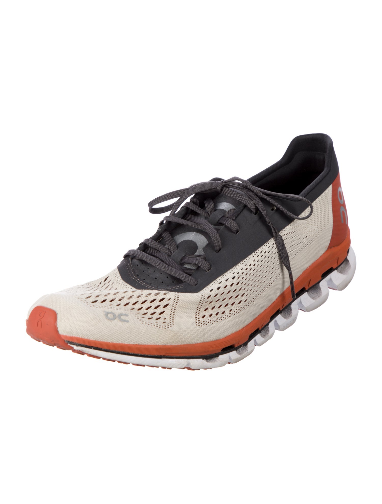 On Mesh Colorblock Pattern Athletic Sneakers