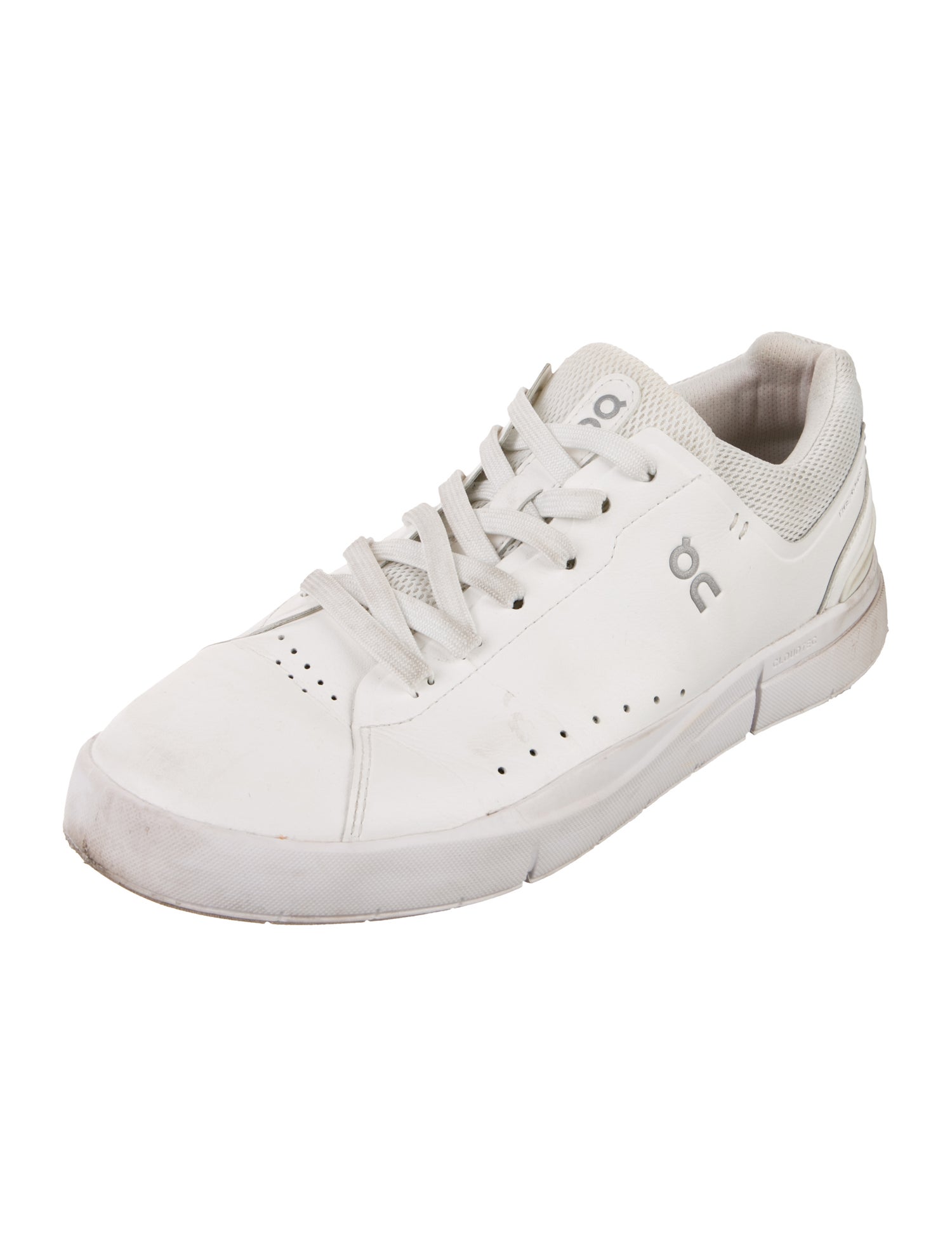 On Leather Mesh Accents Sneakers