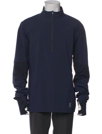 On Mock Neck Long Sleeve Sweatshirt