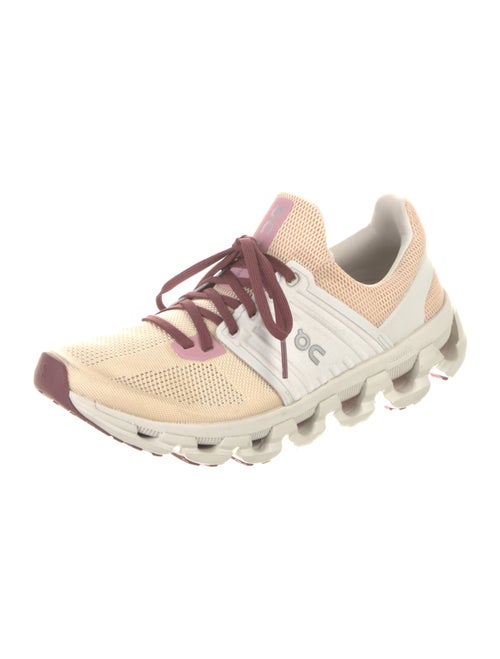 On Mesh Colorblock Pattern Athletic Sneakers