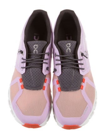 On Mesh Colorblock Pattern Athletic Sneakers