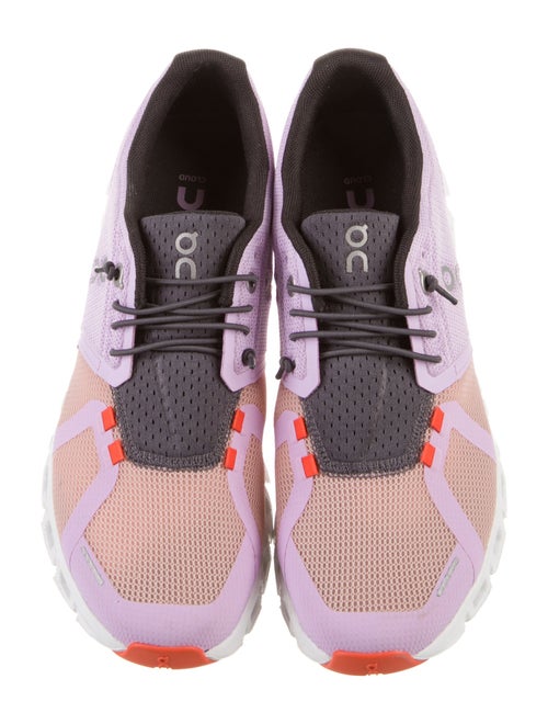 On Mesh Colorblock Pattern Athletic Sneakers