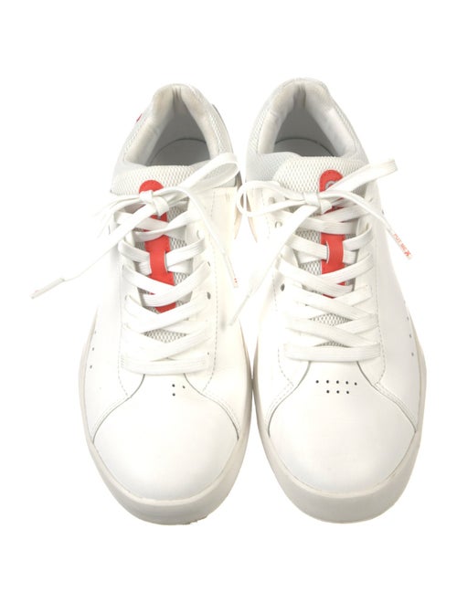 On Leather Mesh Accents Sneakers
