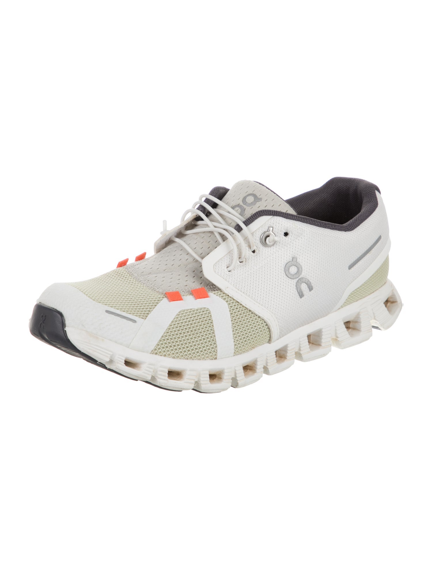 On Mesh Colorblock Pattern Athletic Sneakers
