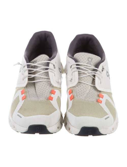 On Mesh Colorblock Pattern Athletic Sneakers