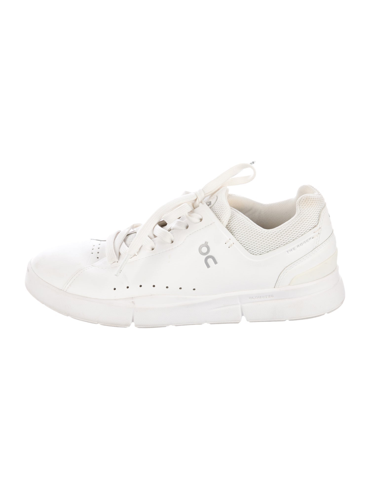 On Leather Mesh Accents Sneakers