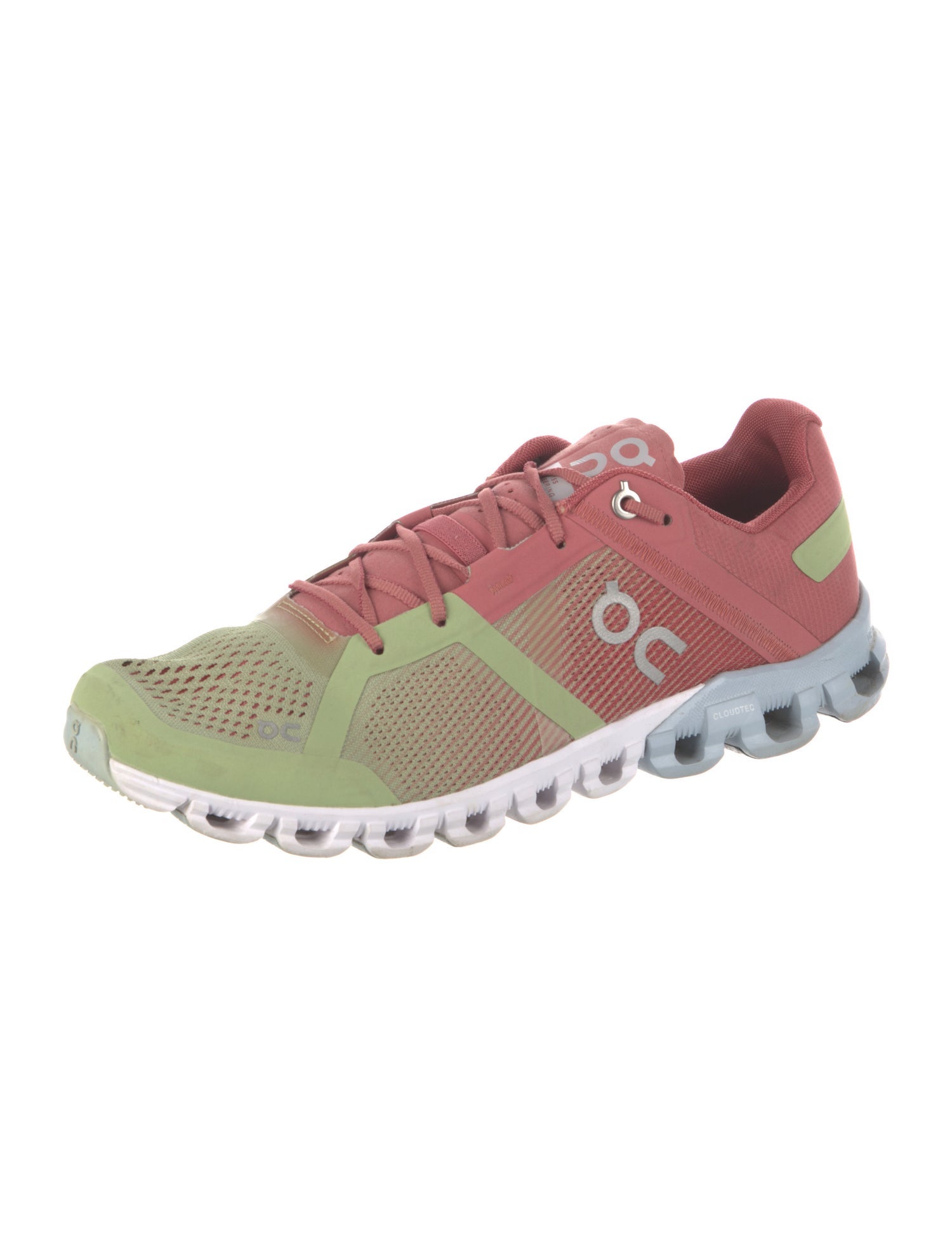 On Mesh Colorblock Pattern Athletic Sneakers