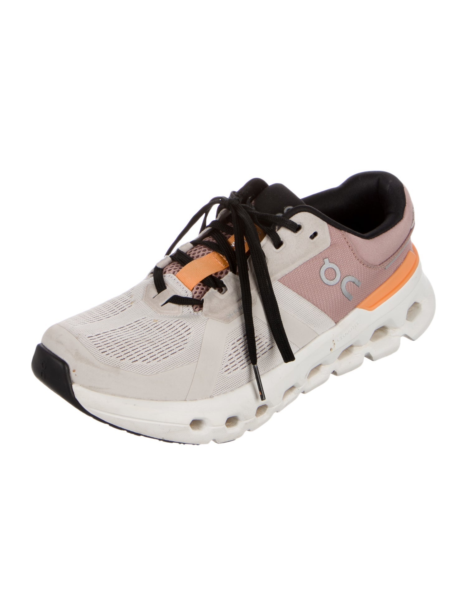 On Mesh Colorblock Pattern Athletic Sneakers