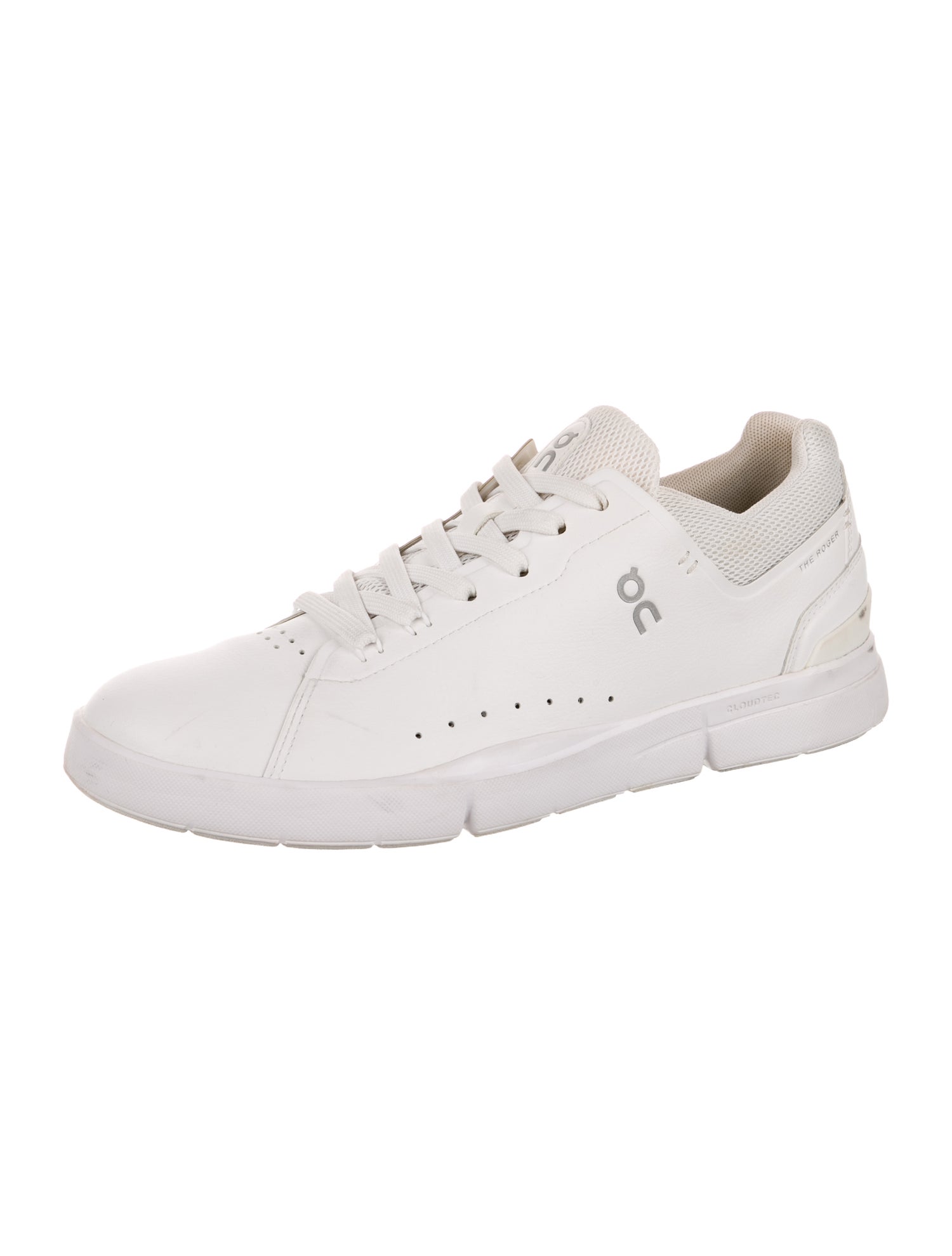 On Leather Mesh Accents Sneakers
