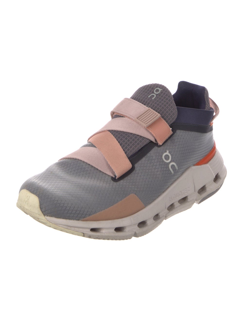 On Nylon Colorblock Pattern Athletic Sneakers - image 2