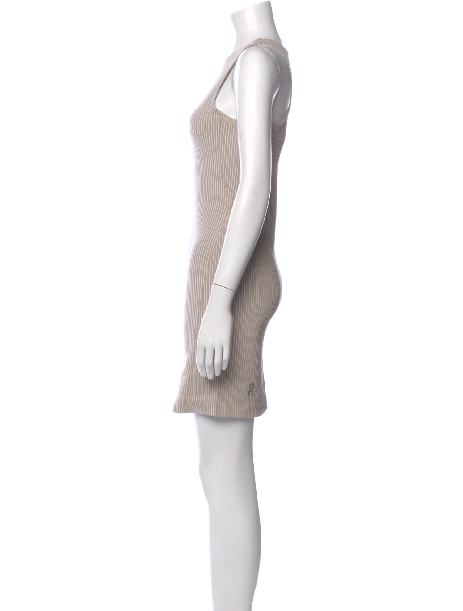 On Crew Neck Mini Dress