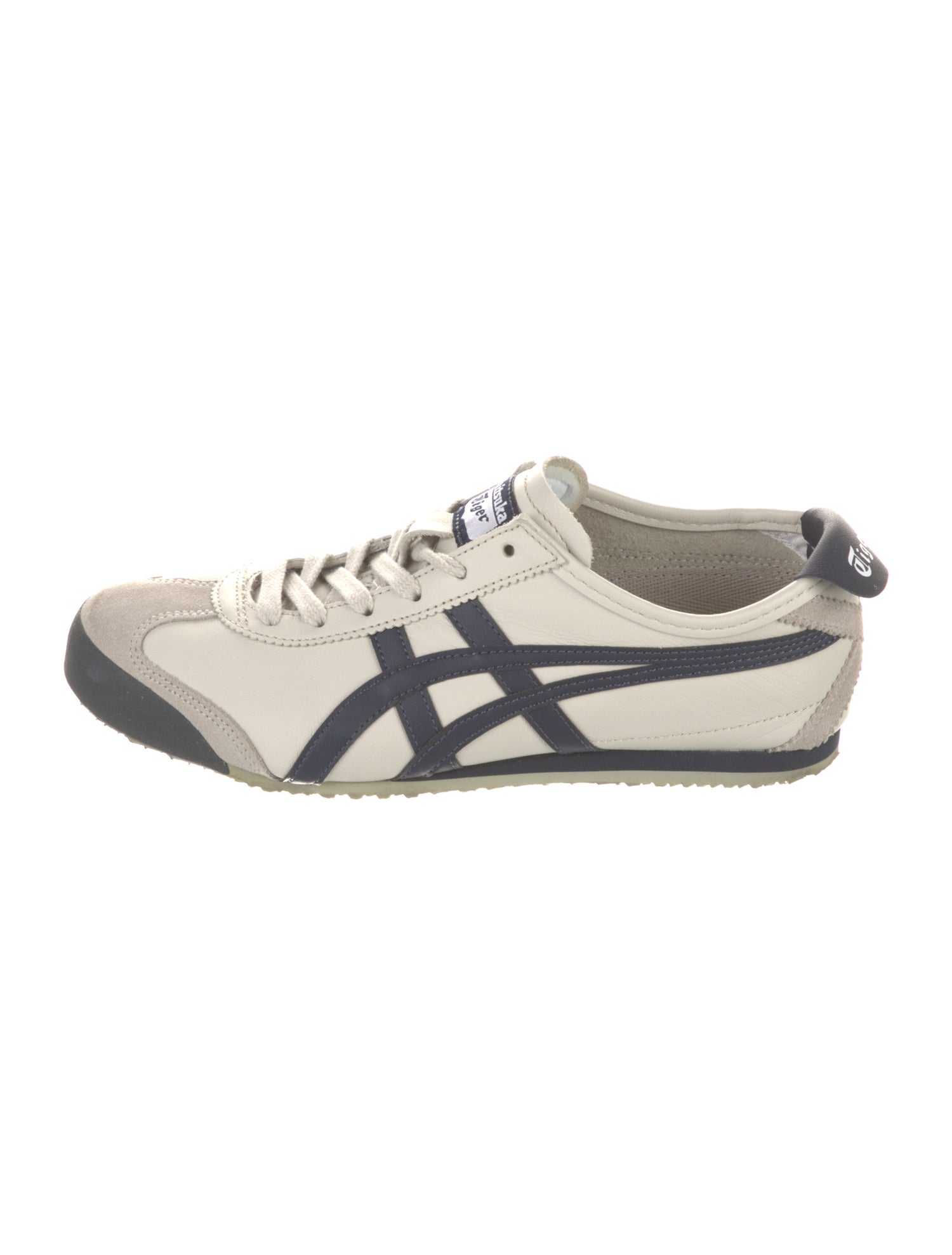 Onitsuka Tiger Leather Colorblock Pattern Sneakers