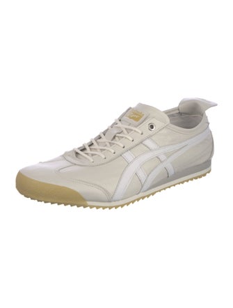 Onitsuka Tiger Leather Striped Sneakers