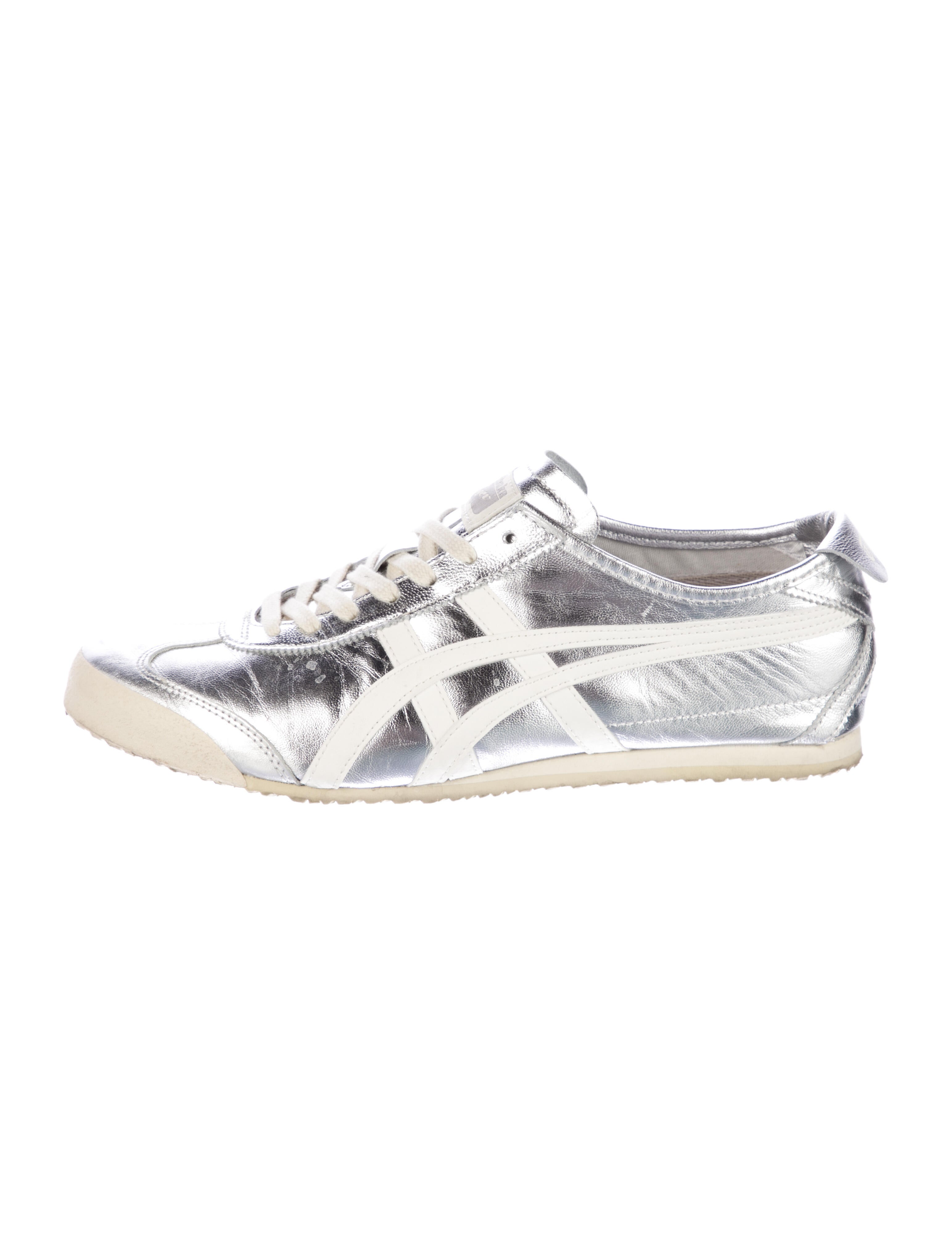 Onitsuka Tiger Leather Leather Trim Embellishment Sneakers