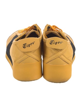 Onitsuka Tiger Leather Colorblock Pattern Sneakers