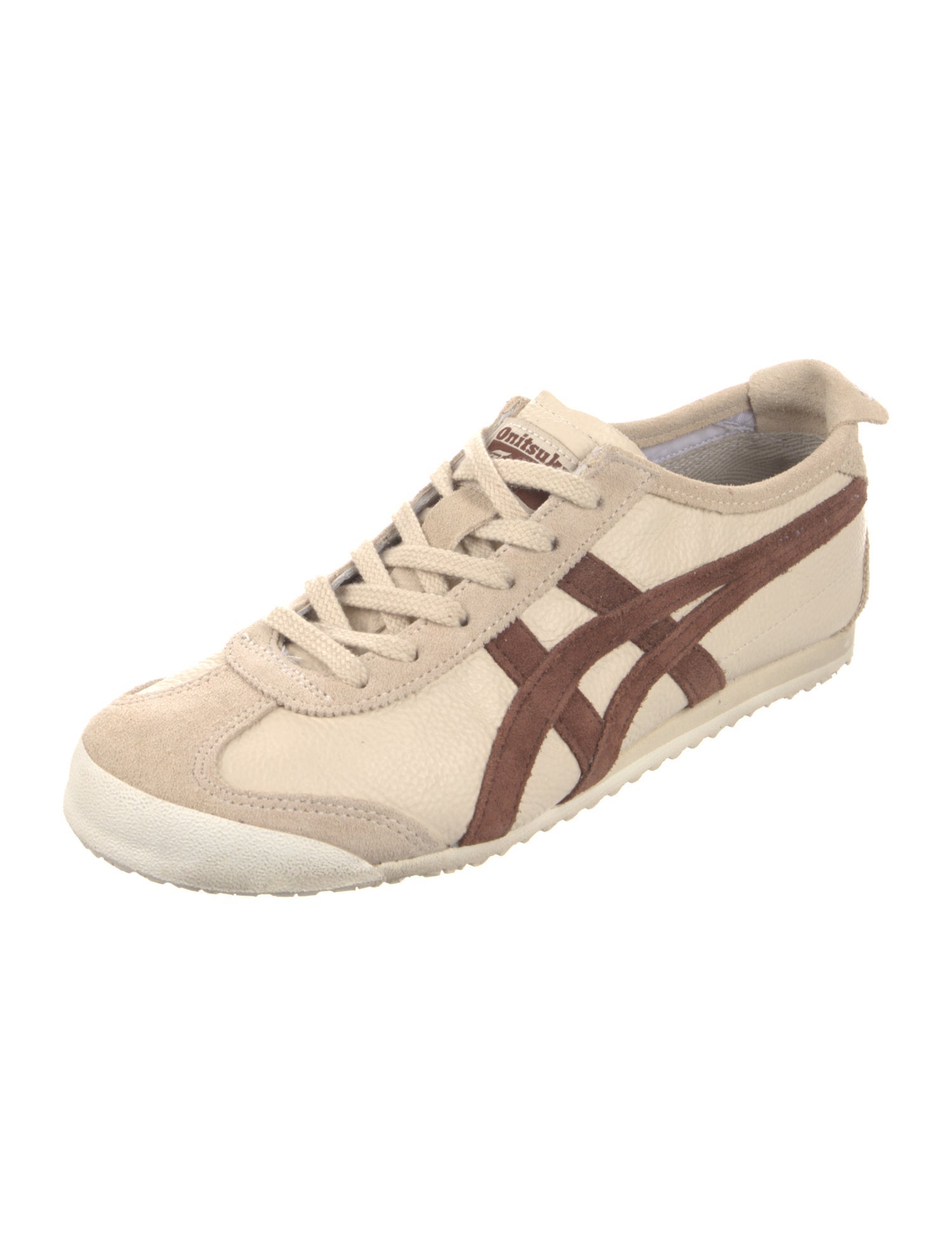 Onitsuka Tiger Leather Striped Sneakers