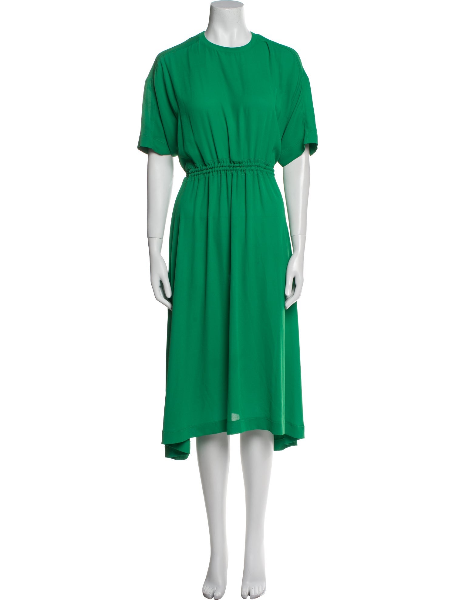 Onitsuka Tiger Crew Neck Midi Length Dress