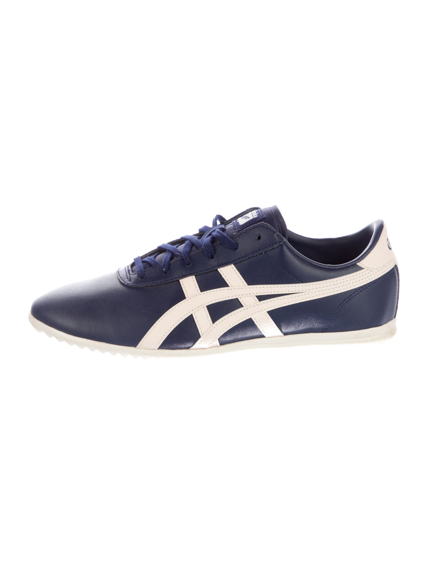 Onitsuka Tiger Leather Leather Trim Embellishment Sneakers