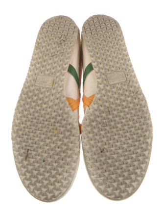 Onitsuka Tiger Leather Colorblock Pattern Sneakers