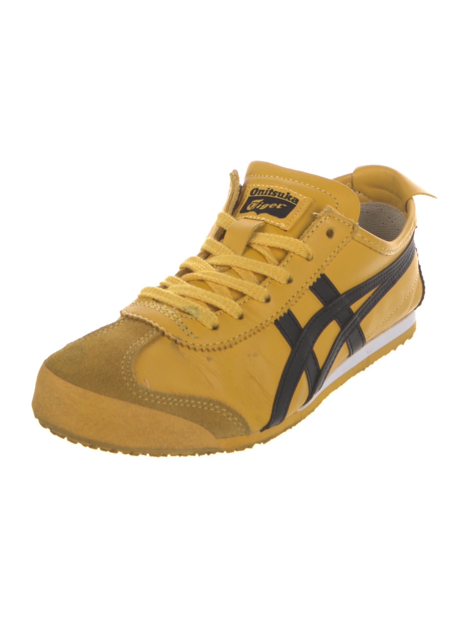 Onitsuka Tiger Leather Leather Trim Embellishment Sneakers