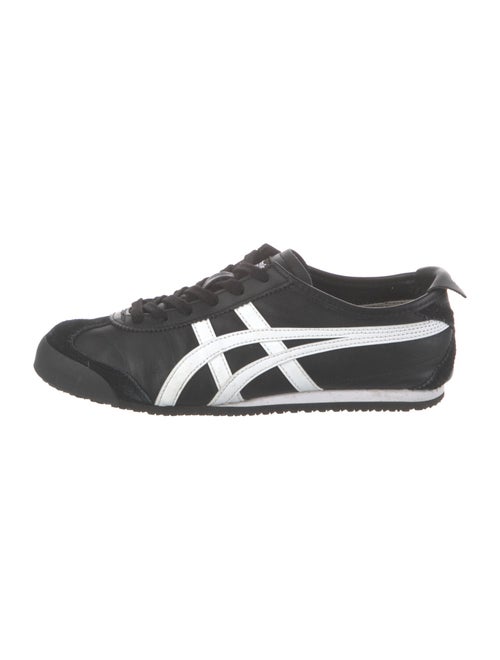 Onitsuka Tiger Leather Colorblock Pattern Sneakers