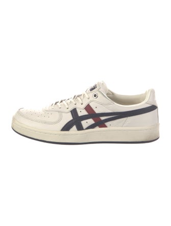 Onitsuka Tiger Leather Leather Trim Embellishment Sneakers