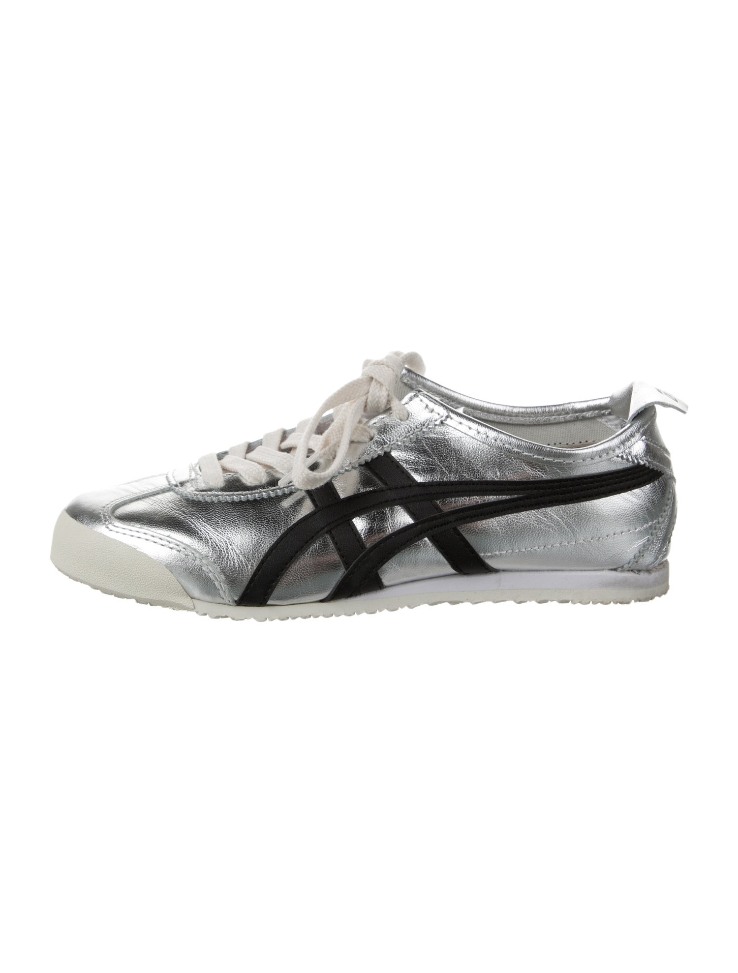 Onitsuka Tiger Leather Striped Sneakers
