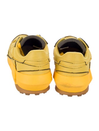 Onitsuka Tiger Leather Colorblock Pattern Sneakers